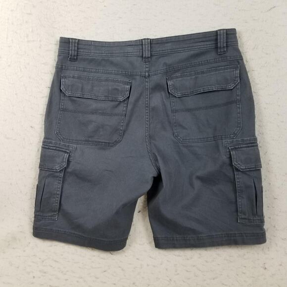 RedHead Cargo Shorts Mens 34 Gray Stretch Utility Outdoor Workwear Multi Pocket - Picture 5 of 16